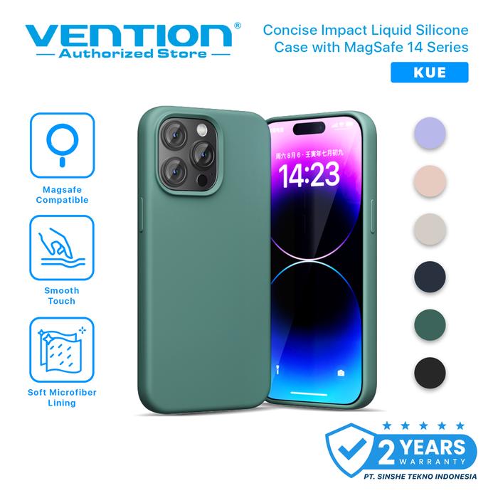 Gambar Vention Casing iPhone 14 Plus Pro Max Magnetic Magsafe Liquid Silicone Case dari Vention Authorized Store undefined Tokopedia