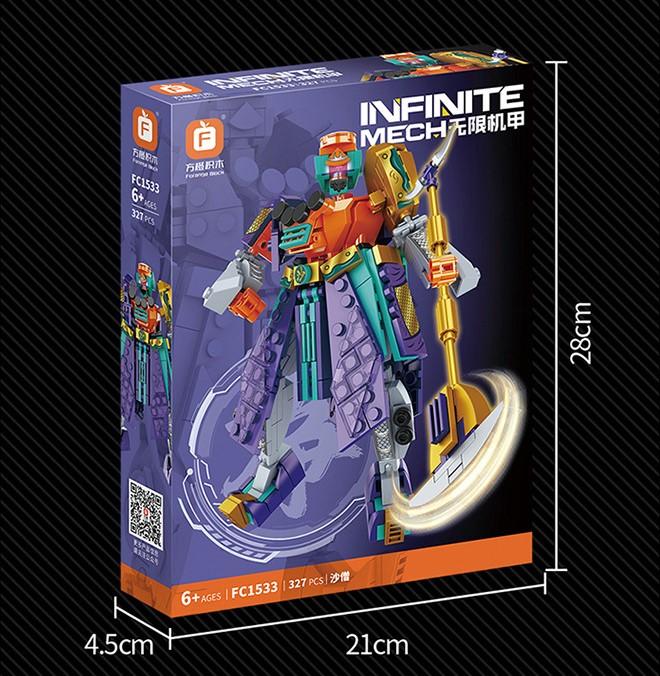 Gambar Susunan Balok Mainan Anak Three Kingdoms Sun Wu Kong Brick Block INFNT - FC1533 dari ZENPOO undefined Tokopedia