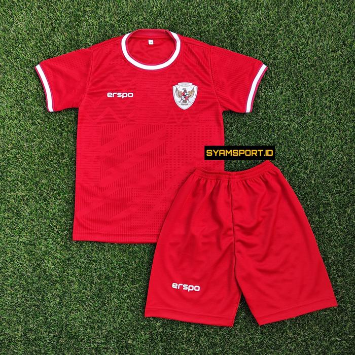 Gambar Jersey Timnas Indonesia Anak-Anak Terbaru 2024 Usia 1-12 Tahun (Baju+Celana) Bisa Custom Nameset / Jersey Bola Anak-Anak / Jersey Bola Remaja / Jersey Timnas Kids / Jersey Futsal Anak-Anak - MERAH POLOS, 1-2 TAHUN dari Syamsport undefined Tokopedia