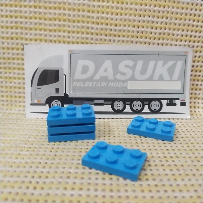 Gambar Lego Part 3021 Plate 2 x 3 ; Brick Part P2048d - Dark Azure D dari Dasuki Putra undefined Tokopedia