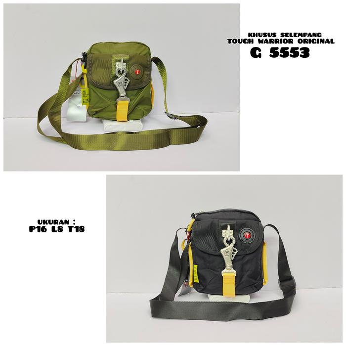 Gambar TAS SELEMPANG KECIL PRIA G5553 BAHAN PARASUT WATERPROOF - ARMY dari JUTAS OLSHOP JAKARTA - CABANG undefined Tokopedia
