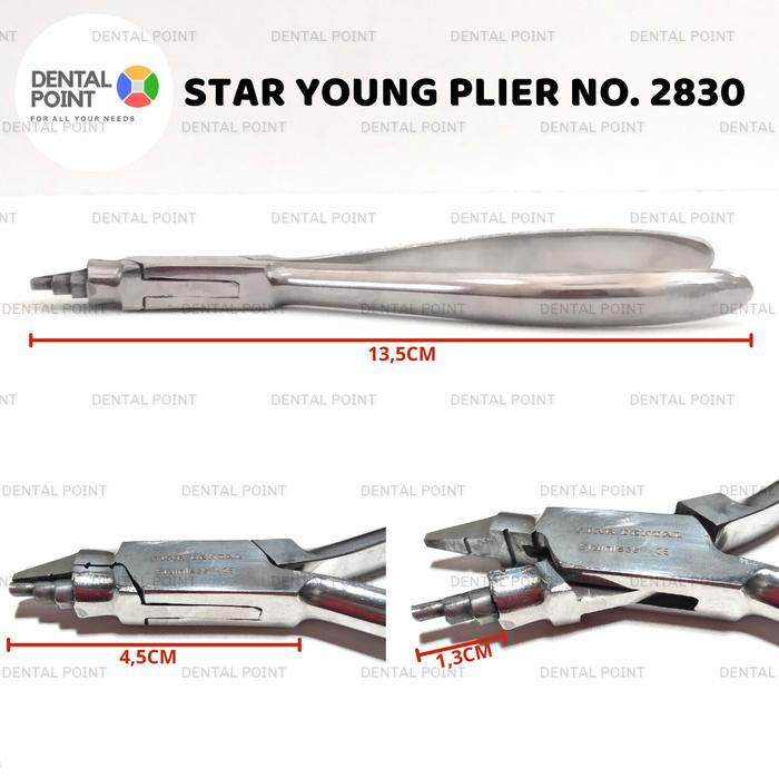 Gambar STAR Tang Borobudur/3 Jari/Paruh Burung/Round Nose - Tang Ortho Dental - Round Nose dari Dental Point undefined 5 Tokopedia