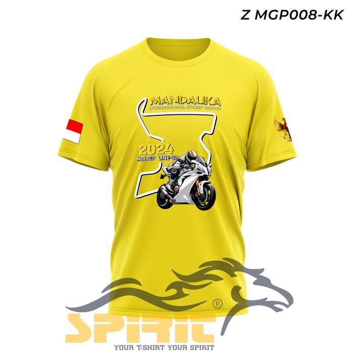 Gambar Kaos Balap MotoGp Kaos Mandalika International Sreet Circuit 2024 Line Up Baju Sirkuit Mandalika Lombok Original racing - Kuning, L dari Kaos Pria T-Shirt Man Distro undefined Tokopedia