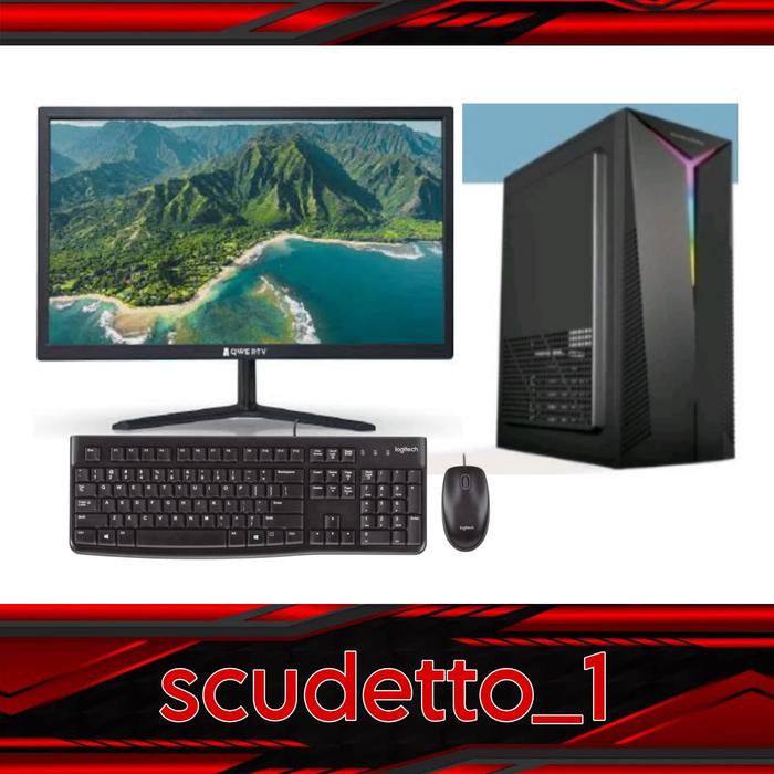 Jual PC GAMING CORE I5 3470 VGA 4GB GTX 750Ti RX550 LED 19