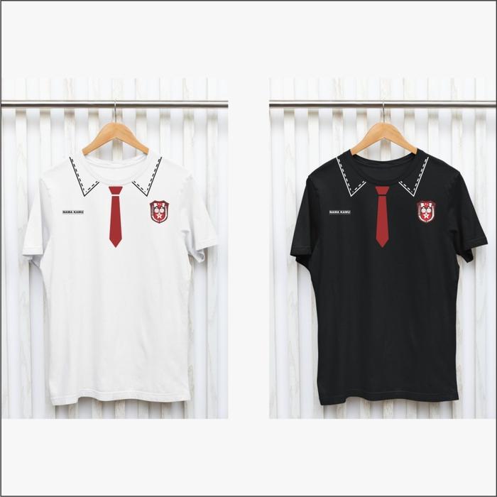 Gambar Kaos Tshirt Baju Obral Murah Combed 30 Distro Seragam Sekolah SD SMP SMA dasar menengah pertama atas polos custom indonesia pria wanita keren anak dewasa cod Oversize Jumbo big over size besar cowok cewek laki perempuan lengan pendek t-shirt sablon bordir - S, SD dari CON KAOS undefined Tokopedia