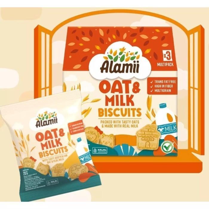 Gambar Alamii Multigrain Biscuit 60gr (Biskuit Anak / Camilan Anak) - Oat & Milk dari Hassenda Baby Shop undefined Tokopedia