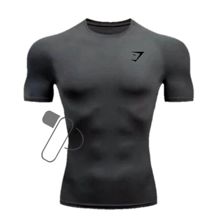 Gambar Baju Olahraga Kompresi Ketat Gymshark/ Baju Gymshark/ Baju Olahraga Gymshark - Abu (hitam), S-L dari Pokktan.shop undefined Tokopedia