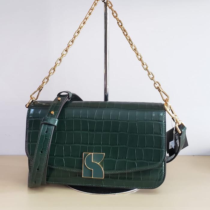 Gambar KS Dakota Rock Garde Large Shoulder Bag 25×13×6cm - CrocoEmbossedGr dari melzauthentic undefined Tokopedia