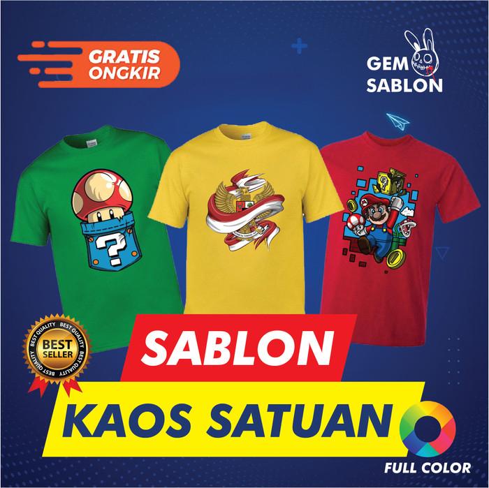 Gambar SABLON KAOS DTF PLASTISOL POLYFLEX SATUAN DESAIN SUKA-SUKA MURAH - A5, LENGAN PANJANG dari Sablon Gem undefined Tokopedia
