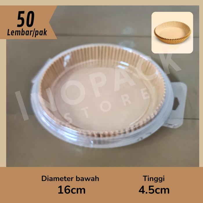 Gambar Kertas alas Air fryer disposable paper liner waterproof anti lengket - Bulat 16 cm dari Inopackstore undefined Tokopedia