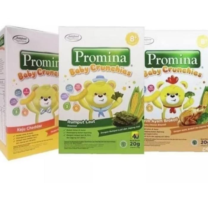 Gambar Promina Baby Crunchies 20g untuk 8 bulan ke atas - Keju Cheddar dari Emm4rshop undefined Tokopedia
