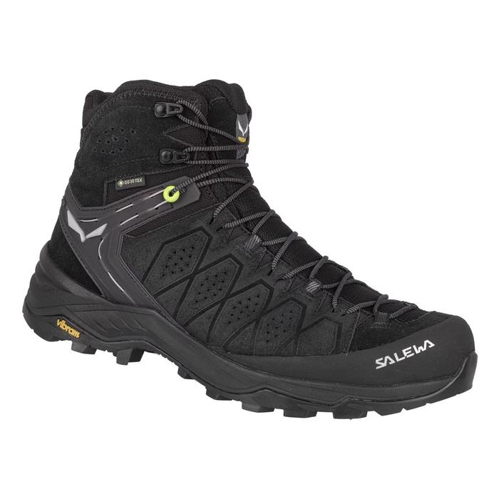 Gambar Sepatu Gunung Salewa MS Alp Trainer 2 Mid GTX - Black, 6.5 dari Kayak Outdoor undefined Tokopedia
