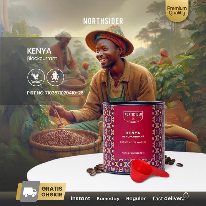 Gambar Northsider Kopi arabika Kenya Blackcurrant fully-washed coffee - 100g, Biji Kopi dari Northsider Coffee Shop undefined Tokopedia