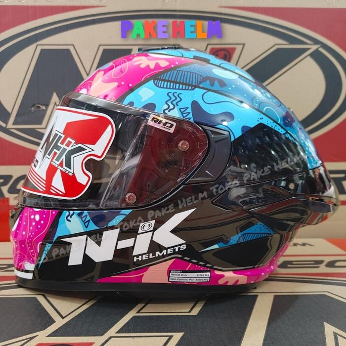 Gambar HELM NHK MARK 1 GP EDITION ORIGINAL FULL FACE - BKRIA BK BL, M dari pakehelm undefined Tokopedia