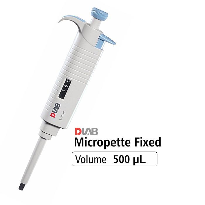 Gambar Micropipet; Mikropipet; Micropipette Fixed; Mikropipette Fixed; Micropipet Laboratorium; Mikropipet DLAB + Sertifikat Kalibrasi KAN - Fix 500 uL dari TSA Equipment undefined Tokopedia