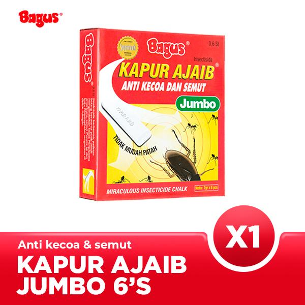 Gambar Bagus Kapur Ajaib Jumbo 1 Pack (6 Batang/Pack) - Anti Kecoa & Semut - X1 Single Pack dari Bagusmartofs undefined Tokopedia