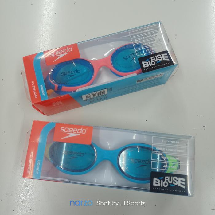 Gambar ORIGINAL Kacamata Kaca Mata Renang Swimming Goggles Anak Speedo Biofuse 2.0 jr Junior dari J I Sports undefined Tokopedia