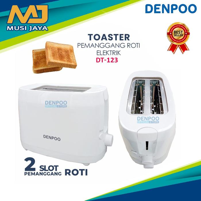 Gambar Toaster Denpoo Pemanggang Roti Elektrik DT 023 Bergaransi Resmi dari MUSI ELEKTRONIK BALI undefined Tokopedia