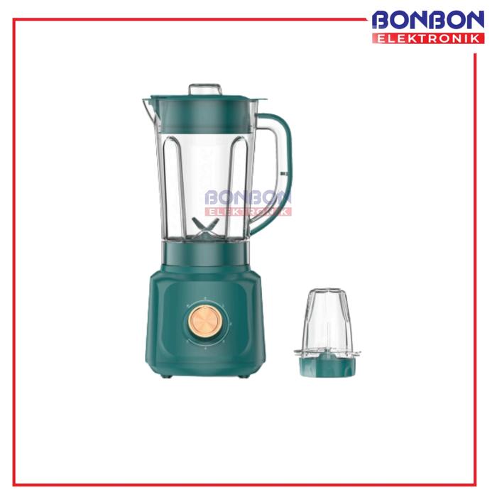 Gambar MITO Blender 1.8 Liter BL111 / BL-111 Pelindung Suhu, Low Watt 225W, 5 Kontrol Kecepatan dan Fungsi Pulse dan Dry Mill - Hijau dari Bonbon Elektronik_NEW undefined Tokopedia