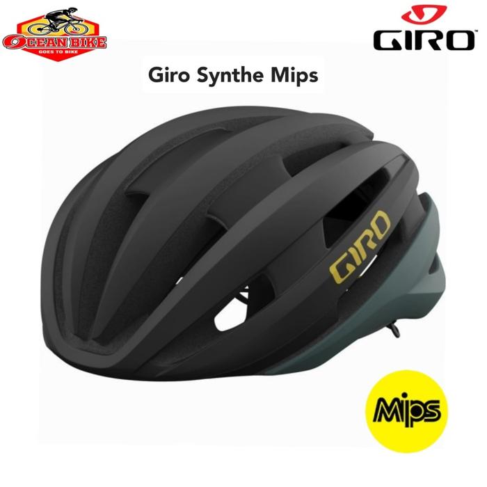 Gambar GIRO Syntax Mips Matte Midnight Bars Helmet Helm Sepeda Roadbike - SYNTHE BLACK S dari Ocean Bike Official undefined Tokopedia