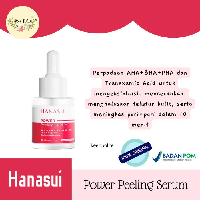 Gambar HANASUI Power Peeling Serum / Serum Hanasui Power Peeling Serum dari keeppolite undefined Tokopedia