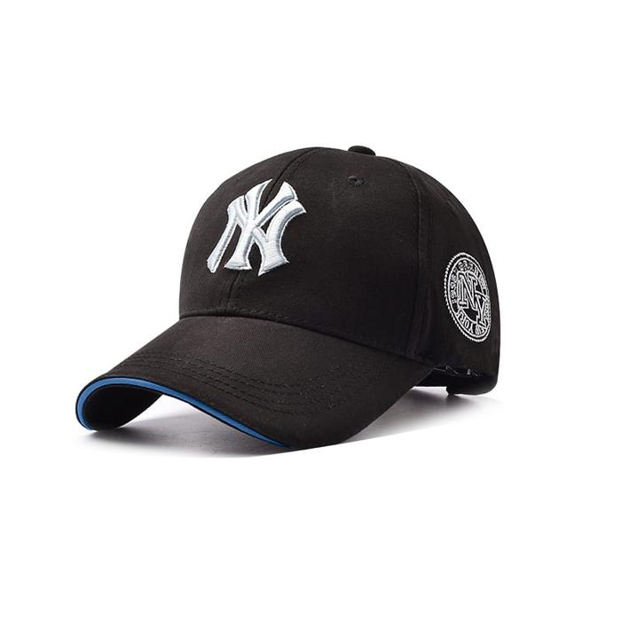 Gambar Baseball cap : NY - Topi Baseball - BLACK dari Toko 1973 undefined Tokopedia