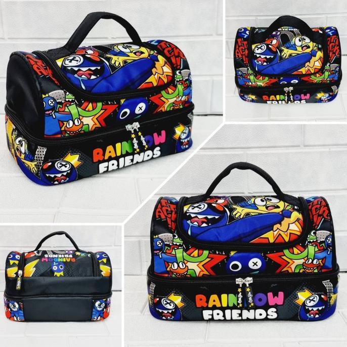 Gambar Tas Bekal Lunch Bag Anak 2 Tingkat STUMBLE GUYS - RAINBOW FRIENDS - LB2006-RBF B dari lafansyah_shop undefined Tokopedia