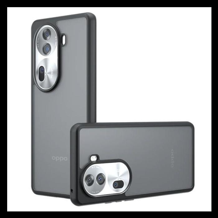 Gambar Oppo Reno 11 5G / Reno11 Pro 5G Armor Smoke Hard Soft Case Casing Pc - HITAM DOVE, OPPO RENO 11 5G dari Best Accesories Hp undefined Tokopedia