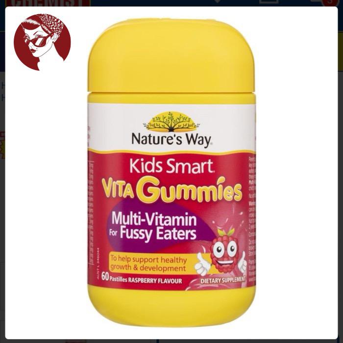 Gambar Nature's Way Kids Smart Omega3 Fish Oil DHA TRIO 60 Capsules Nature's HIGH DHA 180 300mg 300 mg Triple Strength 50 Kapsul Vitamin C Zinc Vita Gummies Iron Natures Way Calcium Vit D D3 Fussy Eater Eaters EYE Defence Health Vegies Complete Multivitamin - FUSSY Eater dari Toko Raja Untung undefined Tokopedia