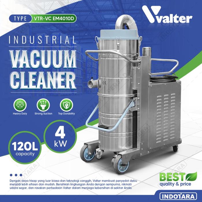 Gambar Industrial Vacuum Cleaner Wet & Dry Valter - EM(D) Series (With Pulse Jet Cleaning) - VTR-VC4010EM.D dari PT. Indotara Persada undefined Tokopedia