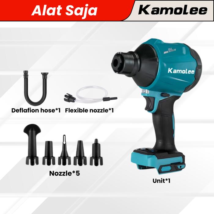 Gambar Kamolee-Mesin Blower-Vacum Inflator Blower Udara-Penyedot Debu 5In1 - No Battery dari Greattools Shop undefined Tokopedia