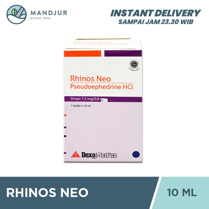 Gambar Rhinos Neo Drops 10 mL - Obat Tetes Pilek Anak dari Apotekmandjurofficial undefined Tokopedia