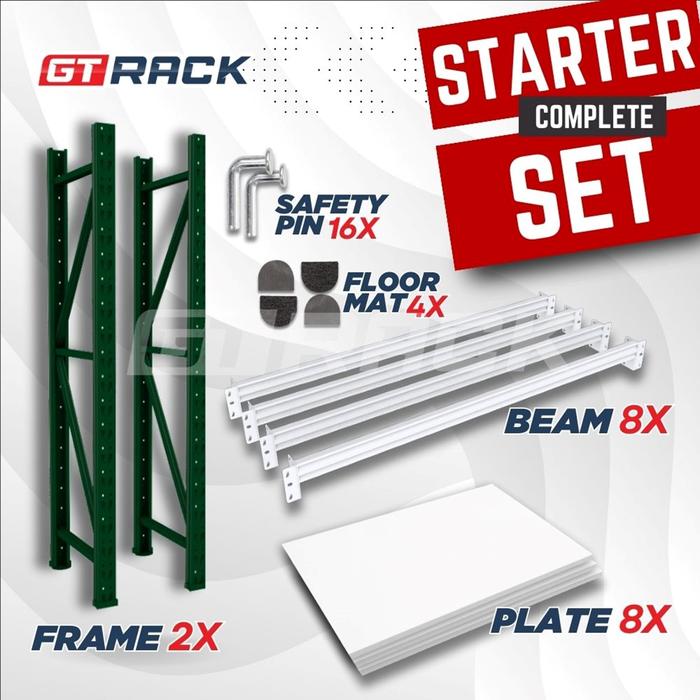 Promo RAK GUDANG BESI GT RACK GT212 PLUS – WAREHOUSE RACK 200KG TINGGI ...
