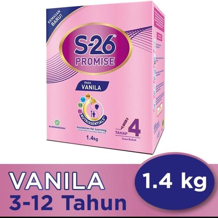 Gambar Susu S-26 Promise 1400 Gr Pouch Vanilla Susu S26 Promise Anak 3-12thn 1,4kg dari Smile San undefined Tokopedia