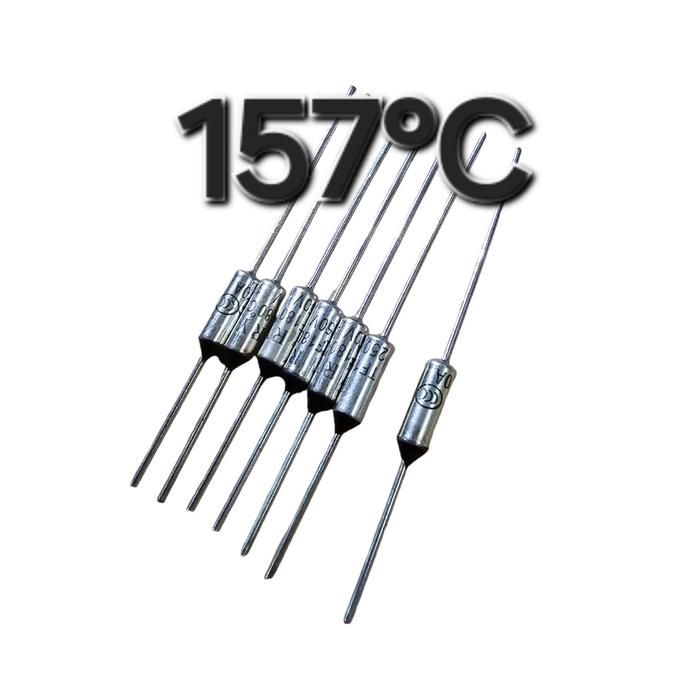 Gambar COD ( THERMOFUSE )   10A 250v TF C THERMAL FUSE LAMINATING MESIN PRESS PLASTIK SUHU PANAS GALVALUM TERMAL METAL BESI SUHU C TF PEMUTUS  10A250v derajat. rice cooker seterika TEMPU01 TF250 TF180 TF185 TF172 C - 157 °C dari lasman toji undefined Tokopedia