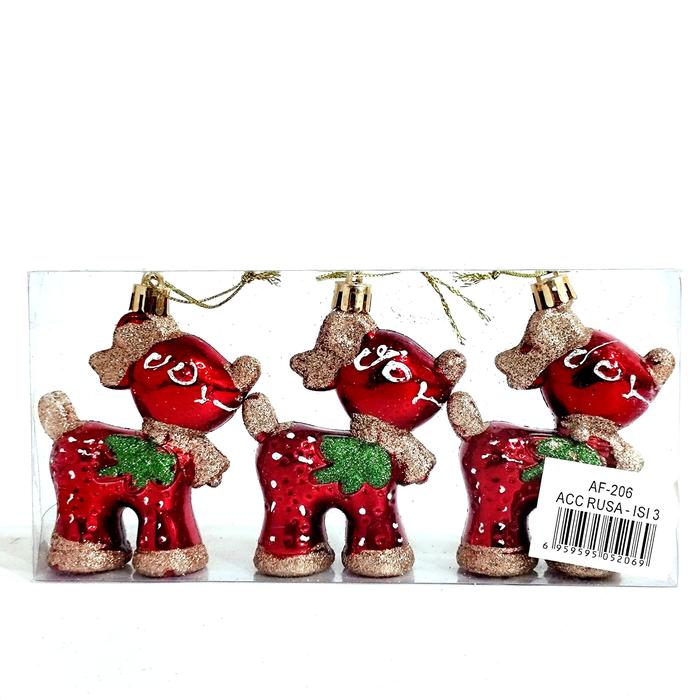 Gambar NEW Ornamen Natal Set isi Banyak Dekor Pohon Natal Hiasan Natal Merry Christmas Dekorasi Bola Natal Santa Snowman Gantungan Pohon Natal Murah Grosir - AF-206 ISI 3 dari MadisonShop undefined Tokopedia