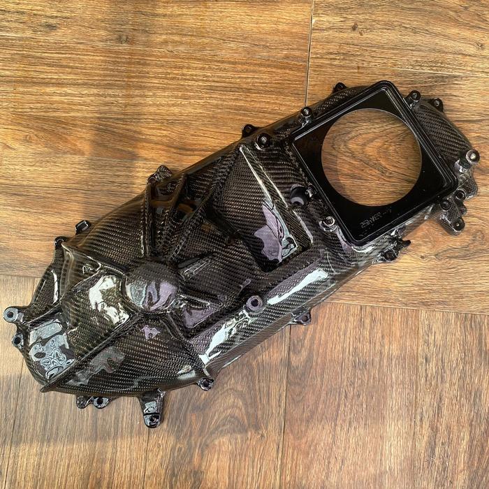Gambar Crankcase cvt xmax v1/v2 carbon kevlar asli - Twill dari Bproject01 undefined Tokopedia