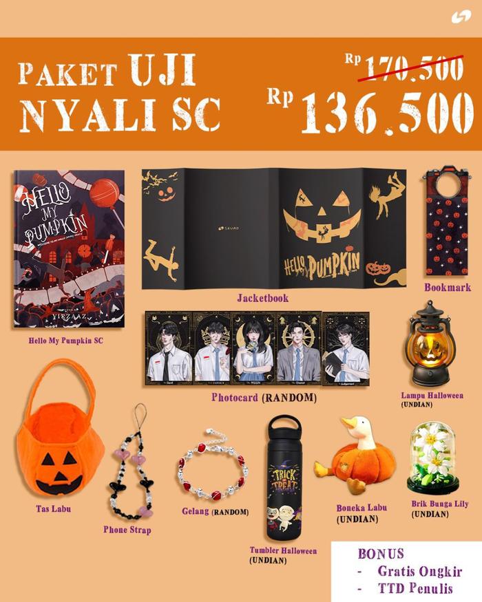 Gambar PRE ORDER Buku Novel - Hello My Pumpkin - Virzaaz - Squad - Bumifiksi - UJI NYALI SC dari BumifiksiJogjakarta undefined Tokopedia