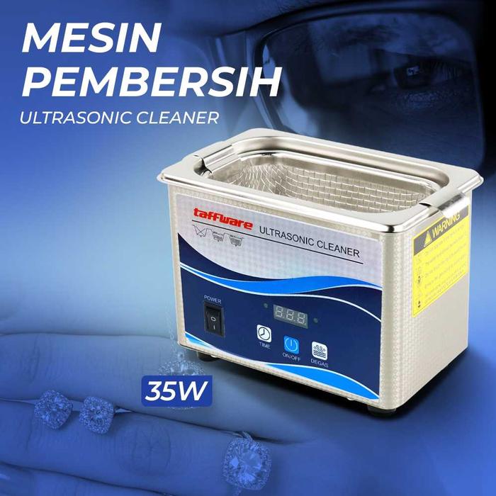 Gambar Mesin Cuci Alat Pembersih Perhiasan Kacamata Jam Tangan Ultrasonik Ultrasonic Cleaner Stainless - 800ml 35Watt dari Pradhana-Shop undefined Tokopedia