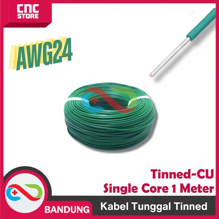 Gambar KABEL TUNGGAL MINI WIRE SINGLE CORE TINNED CU PERMETER HITAM MERAH HIJAU KUNING PUTIH - 0.5mm Hijau dari CNC STORE BANDUNG undefined Tokopedia