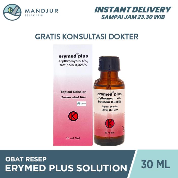 Gambar Erymed Plus Solution 30 ml / Infeksi Kulit dari Apotekmandjurofficial undefined Tokopedia
