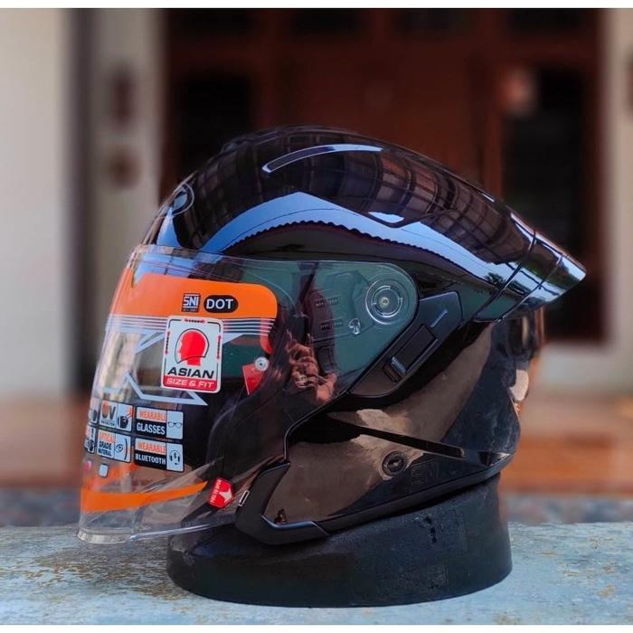 Gambar HELM INK TERRA 2 MOTIF#1 MATT BLACK FUXIA SINGLE VISOR - BLACK, XXL dari jodoh Helmet undefined Tokopedia