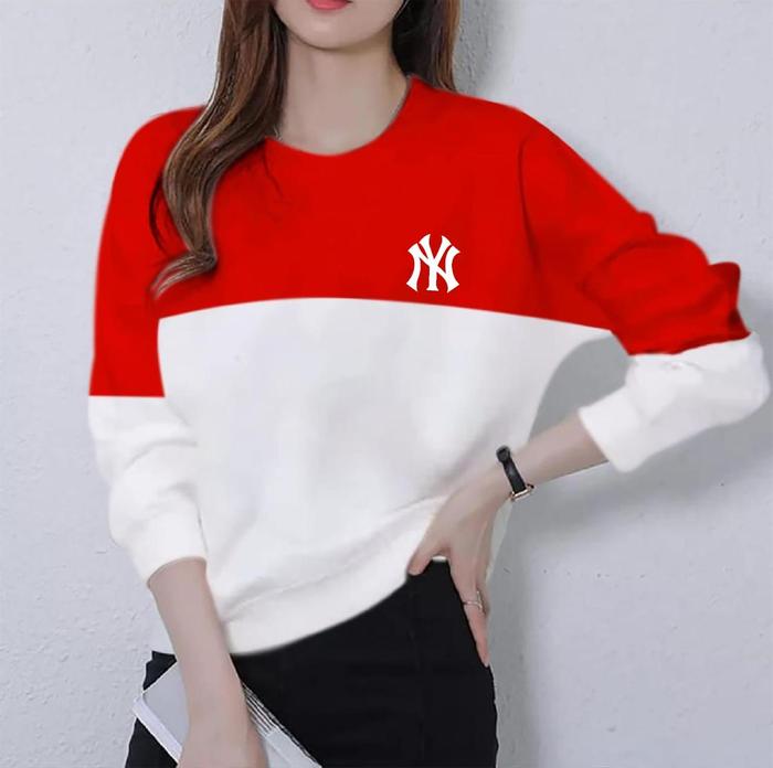 Gambar BAJU NY TT CANTIKA 2 KOMBINASI GIRL TRENDY MASA KINI TERBARU - KAOS LENGAN PANJANG DAN TERLARIS - MERAH - PUTIH, M dari rifky aditya collection undefined Tokopedia