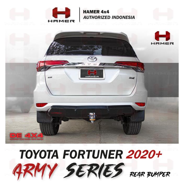 Jual HAMER Rear Bumper Toyota Fortuner 2020+ Army Series ORIGINAL ...