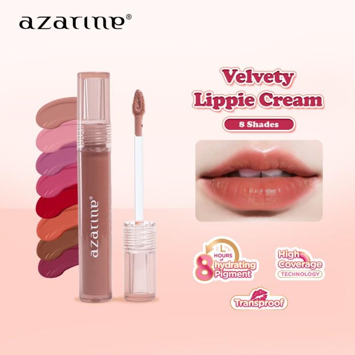 Gambar [TEBUS MURAH] Azarine Velvety Lippie Cream Lip Velvet Matte 3.2 ml - 07. C. Sundae dari azarinecosmetic undefined Tokopedia