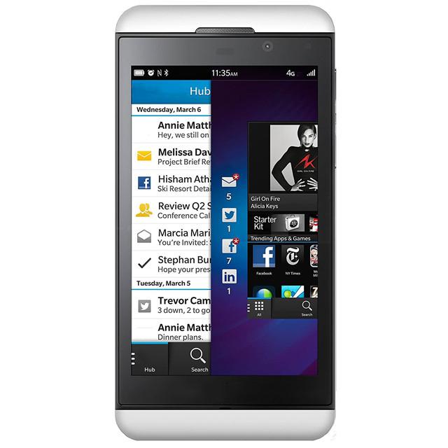 Gambar Hp Handphone Blackberry Z10 NFC 3G 4G RAM 2GB /16GB GPS WIFI - Putih dari Grandstoreid1 undefined Tokopedia
