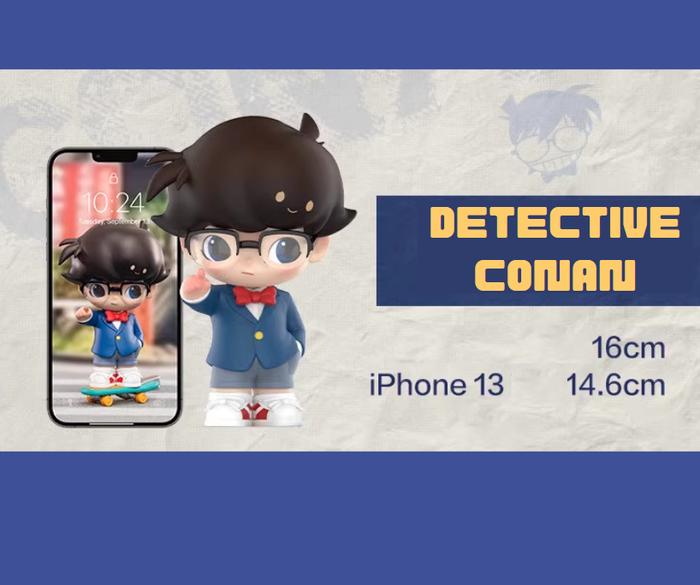 Gambar POP MART ORIGINAL Dimoo Detective Conan Series Figurine - Conan Edogawa dari Mozo Official undefined Tokopedia