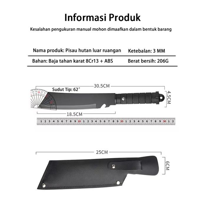 Gambar Pisau Daging Pisau Berkhemah Pisau Dapur Super Tajam Pisau Dapur - NO.4 dari nbo_kitchenware undefined Tokopedia