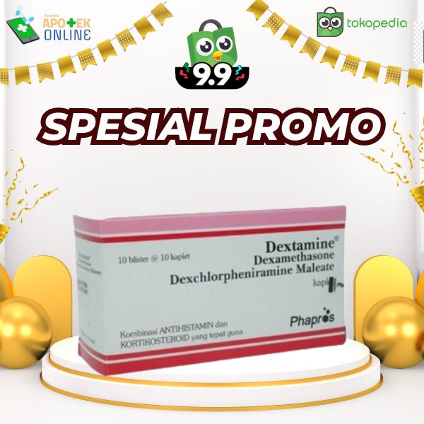 Gambar DEXTAMINE TABLET 1 BLISTER 10 KAPLET/ ALERGI/ GATAL dari Apotek Haufanza undefined Tokopedia