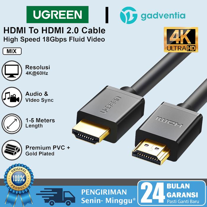 Jual UGREEN Kabel HDMI 2.1 8K 60hz 4K 120hz 48Gbps Ultra High Speed ...